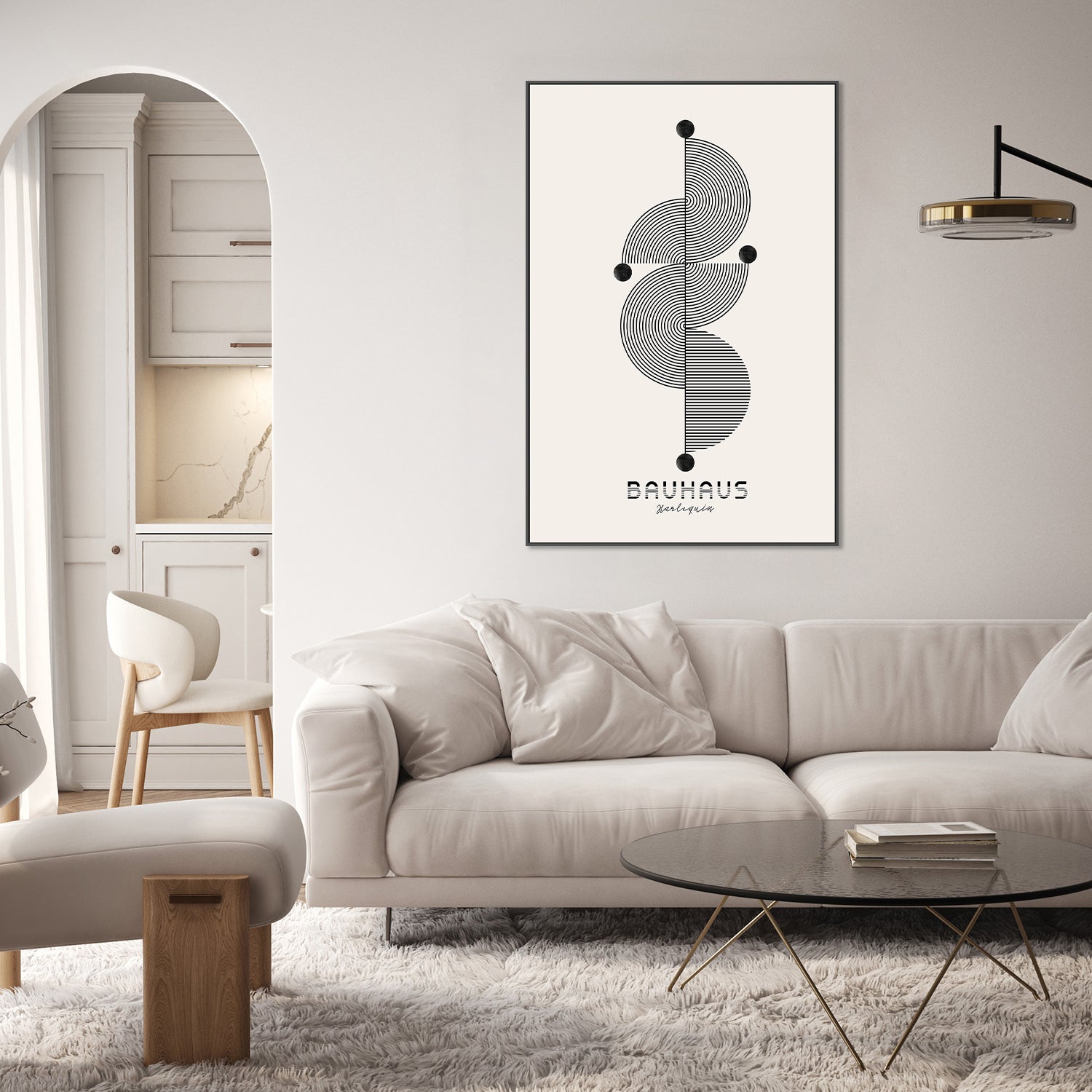 wall-art-print-canvas-poster-framed-Bauhaus Harlequin-8