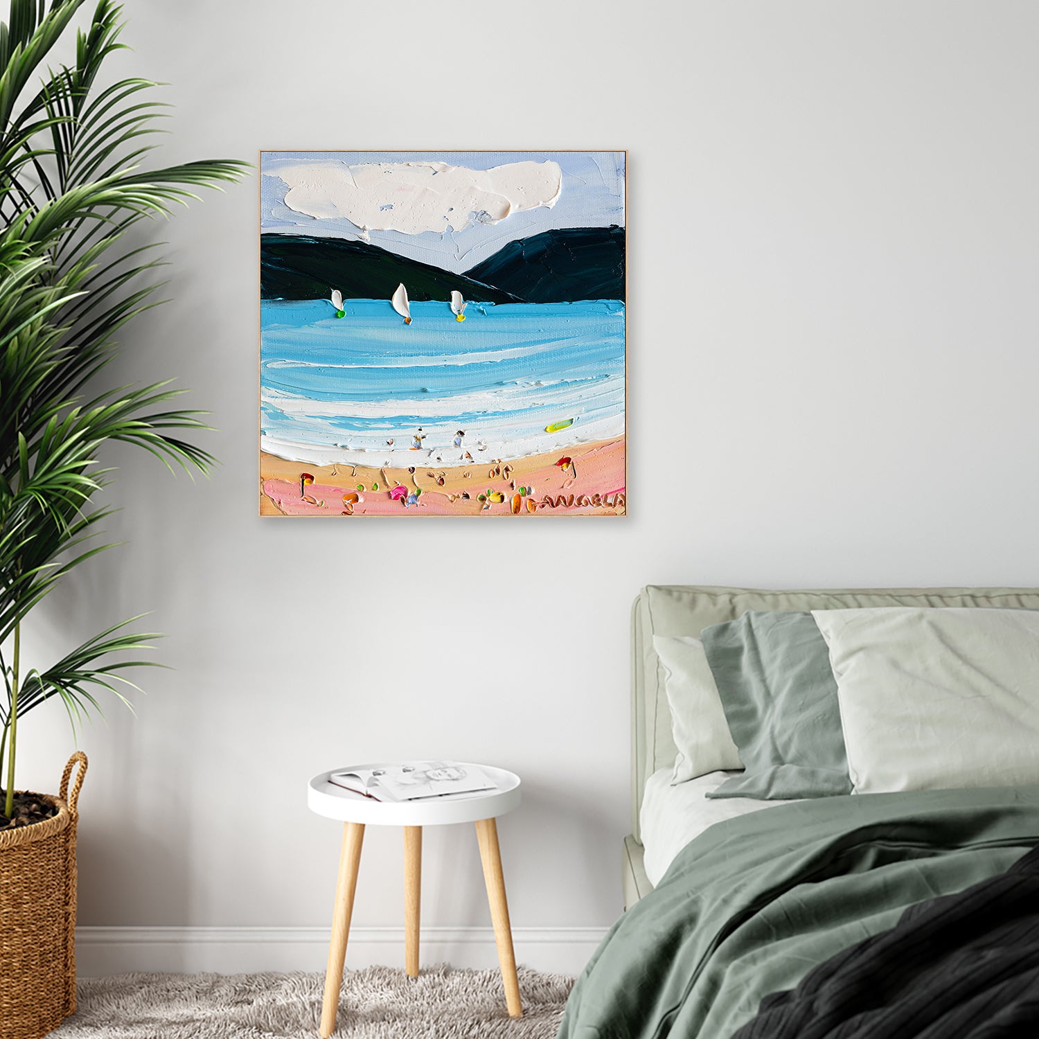 wall-art-print-canvas-poster-framed-Bayside Bliss, Style B-9