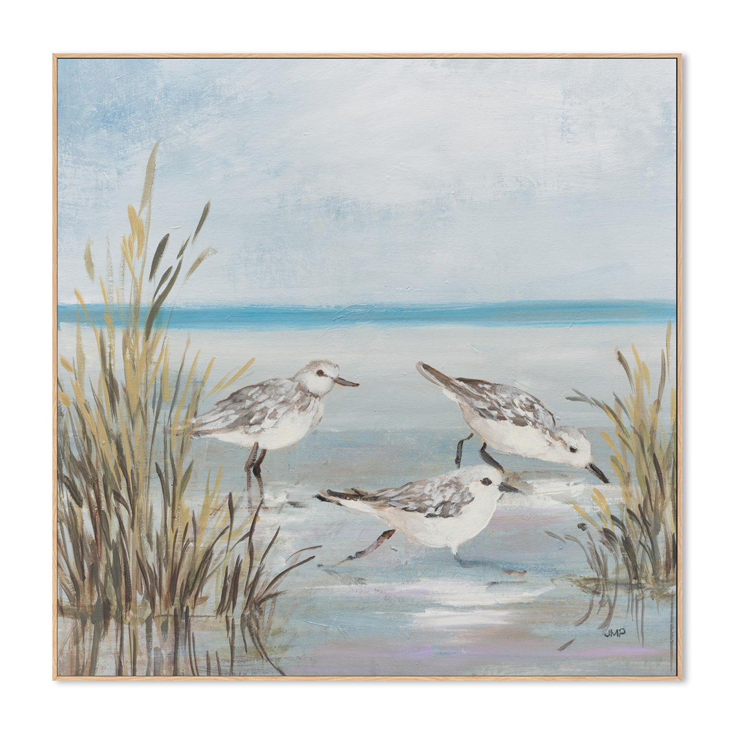wall-art-print-canvas-poster-framed-Beach Birds, Style B-4