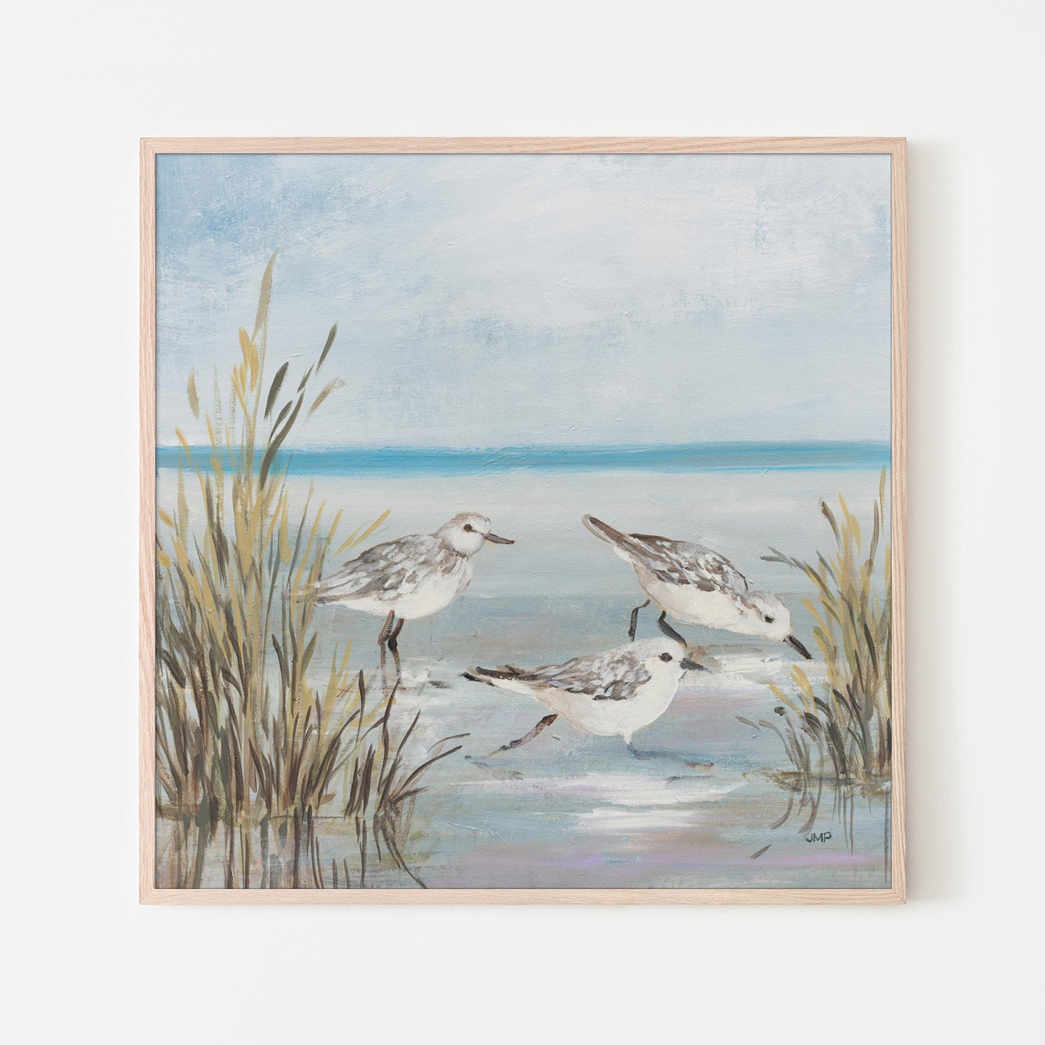 wall-art-print-canvas-poster-framed-Beach Birds, Style B-6