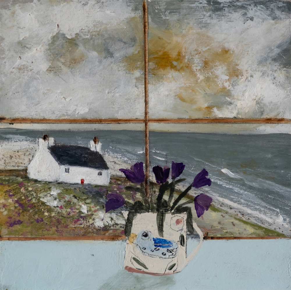 wall-art-print-canvas-poster-framed-Beach Cove View , By Louise O'hara-1