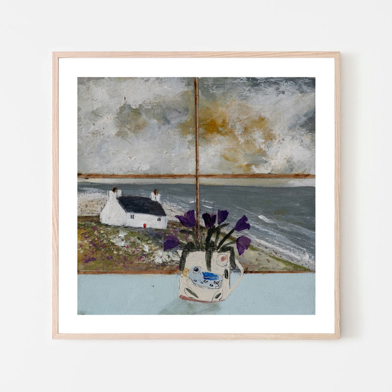 wall-art-print-canvas-poster-framed-Beach Cove View , By Louise O'hara-6