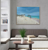 wall-art-print-canvas-poster-framed-Beach Day at Hamelin Bay, Original Hand-Painted Canvas By Meredith Howse , By Meredith Howse , By Meredith Howse-2