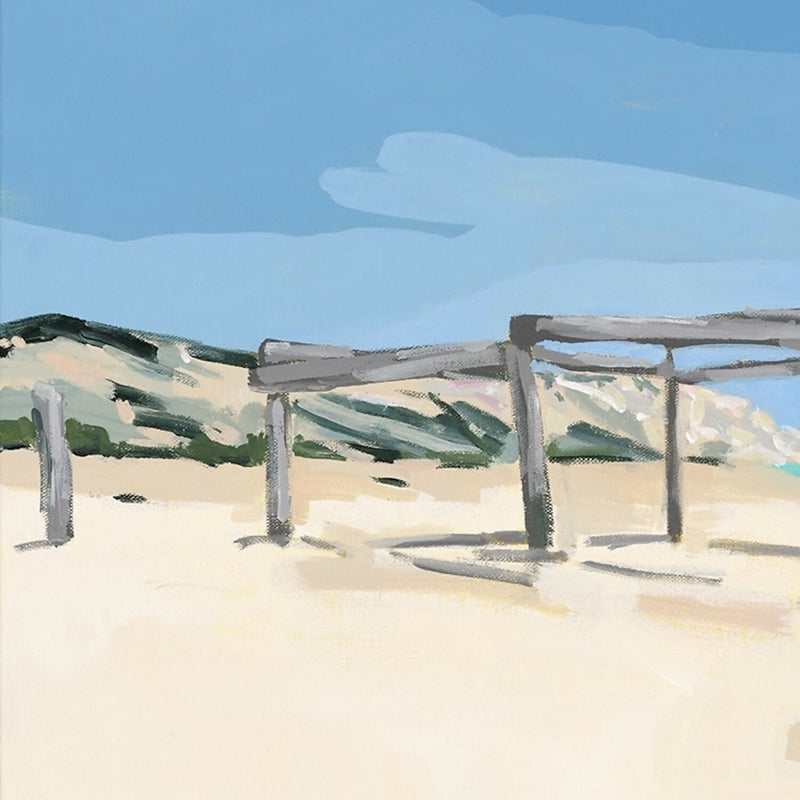 wall-art-print-canvas-poster-framed-Beach Day at Hamelin Bay, Original Hand-Painted Canvas By Meredith Howse , By Meredith Howse , By Meredith Howse-3