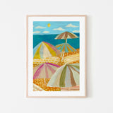 wall-art-print-canvas-poster-framed-Beach Umbrellas , By Eleanor Baker-6