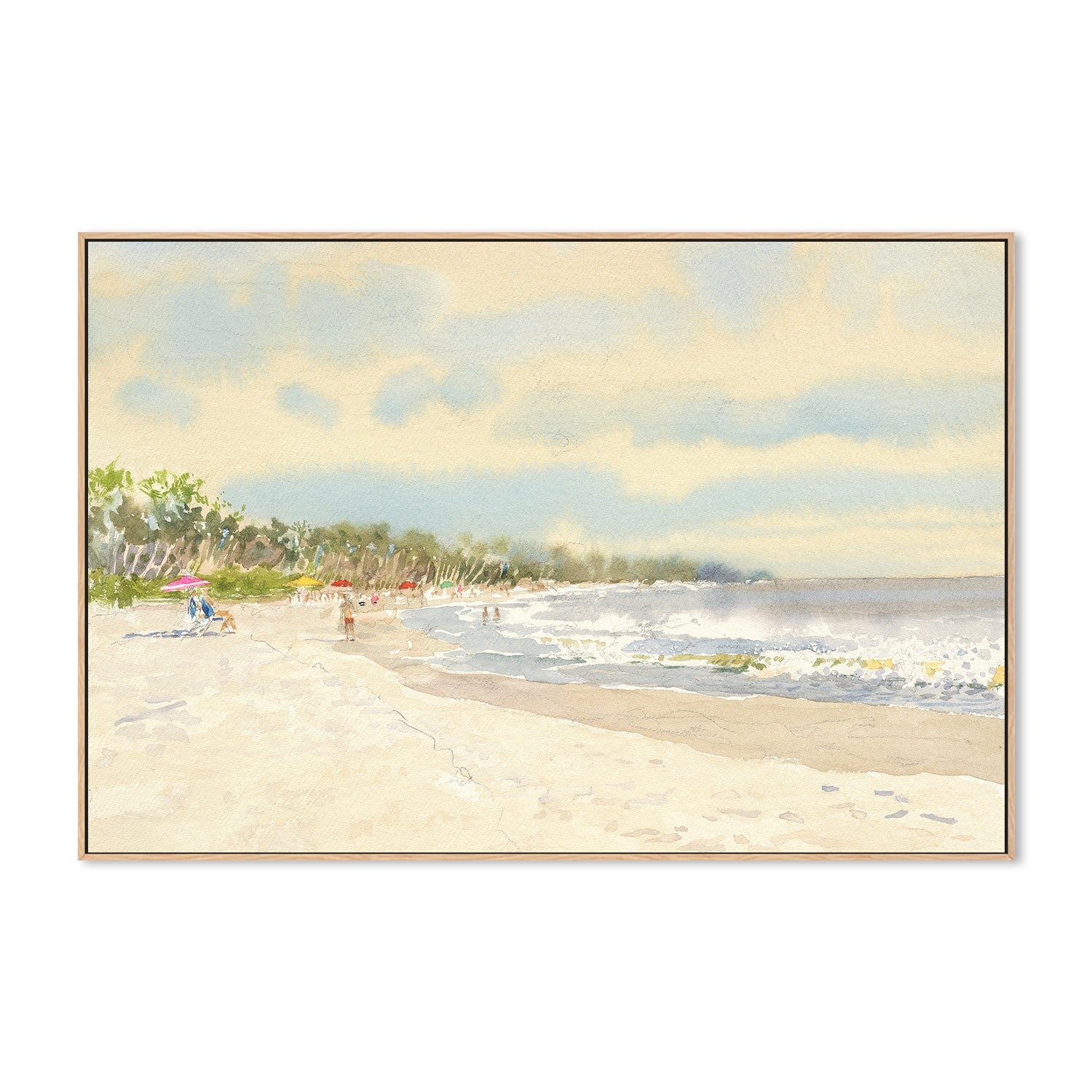 wall-art-print-canvas-poster-framed-BEACH VIEW , By David Dallison-4