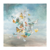 wall-art-print-canvas-poster-framed-Beautiful Butterflies , By Danhui Nai-1