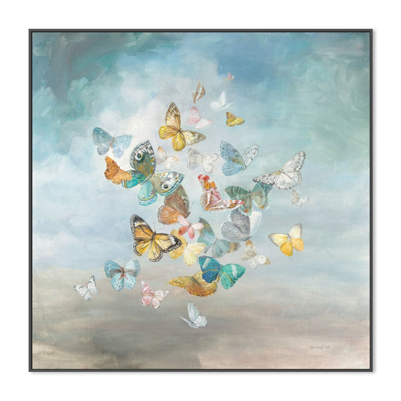 wall-art-print-canvas-poster-framed-Beautiful Butterflies , By Danhui Nai-3