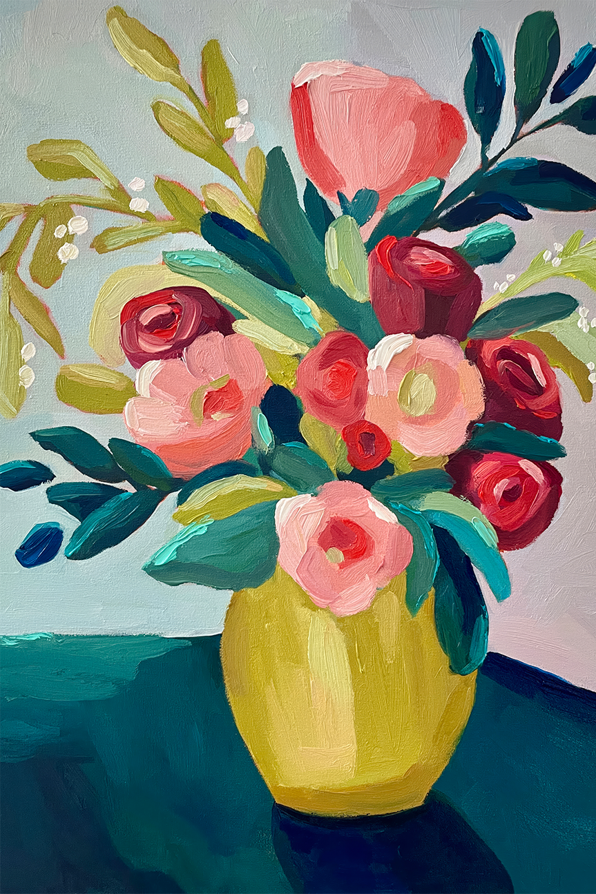 wall-art-print-canvas-poster-framed-Becoming Bouquet , By Kelly Angelovic-1