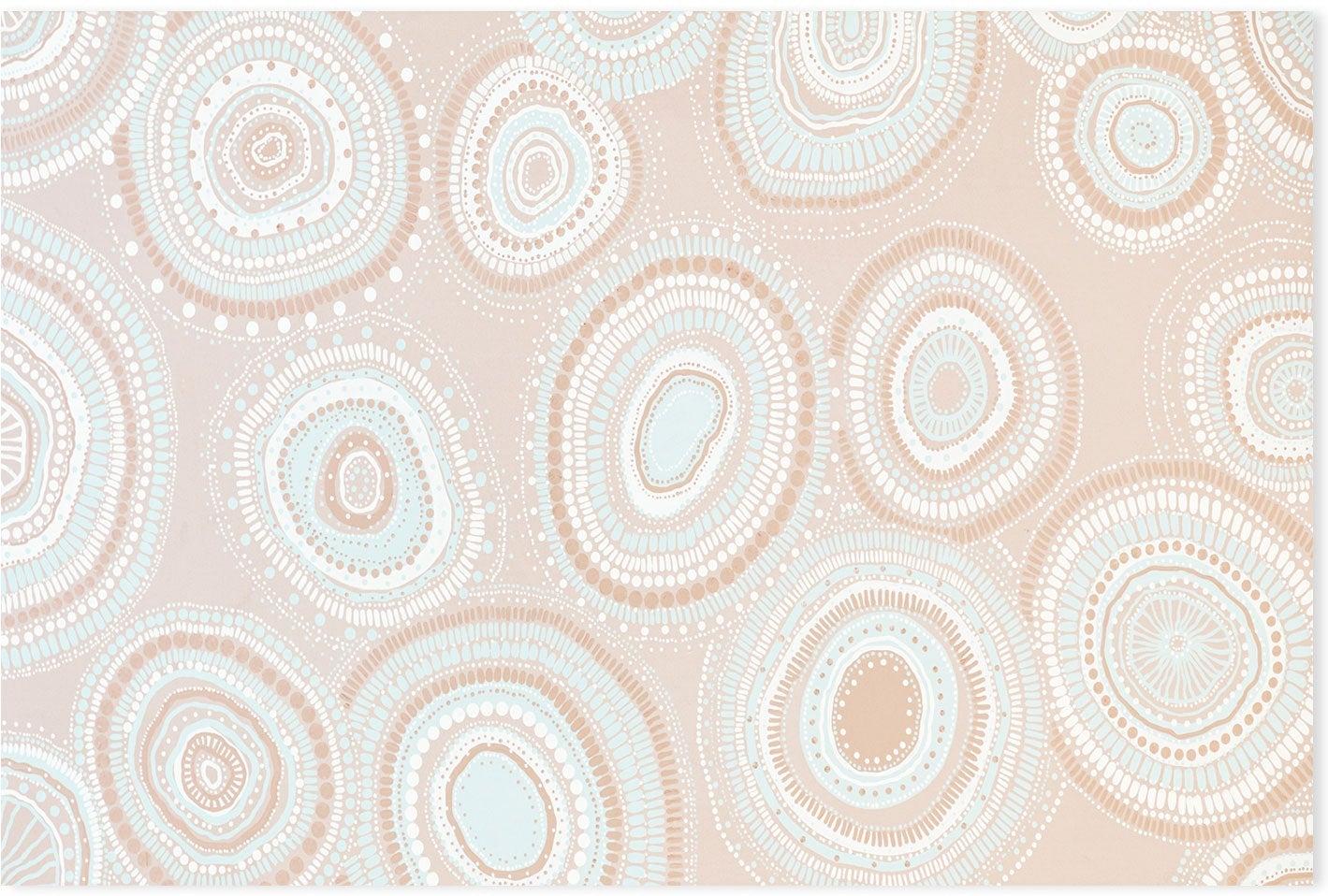 wall-art-print-canvas-poster-framed-Beige Dancing Bora Rings , By Leah Cummins-GIOIA-WALL-ART