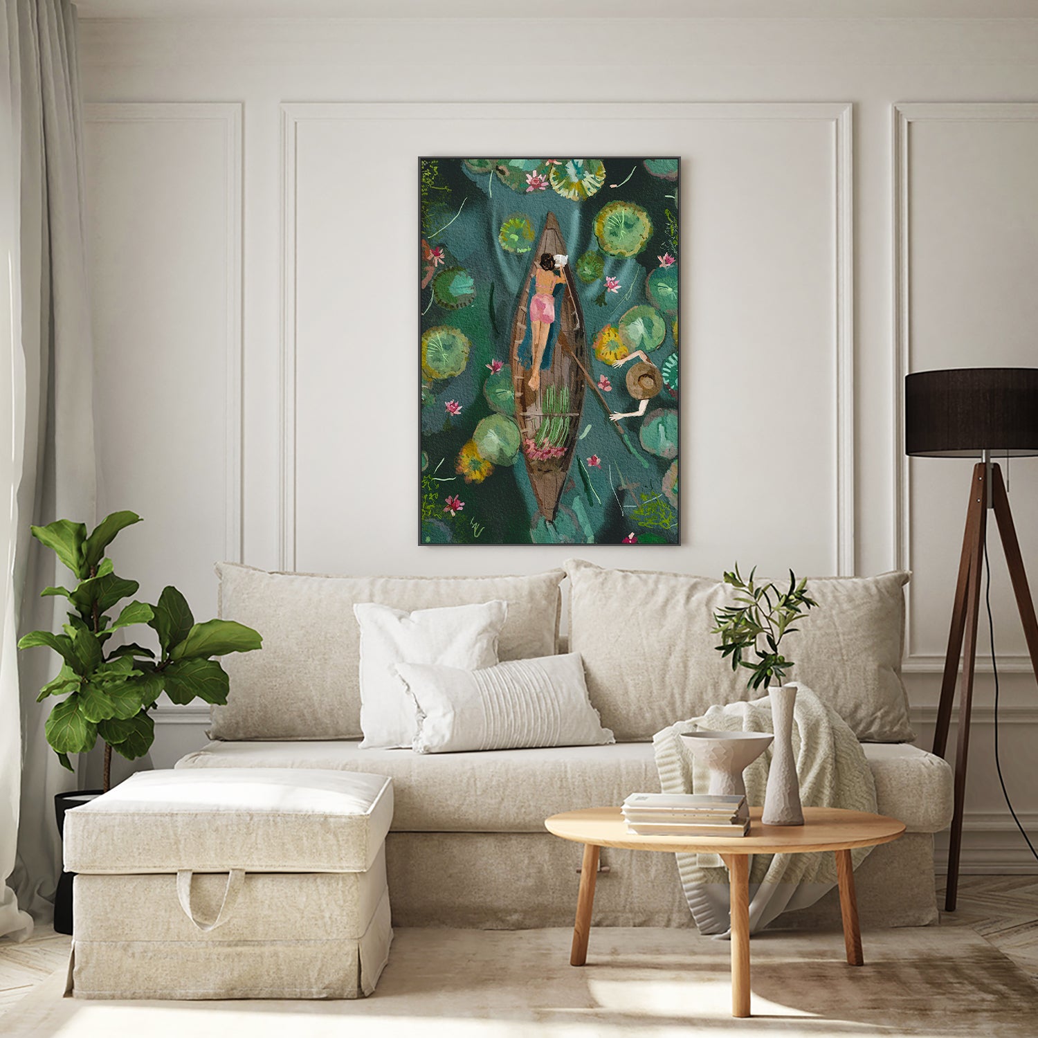 wall-art-print-canvas-poster-framed-Between the lilies-7