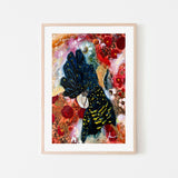 wall-art-print-canvas-poster-framed-Bird Of Roses , By Emily Birdsey-6