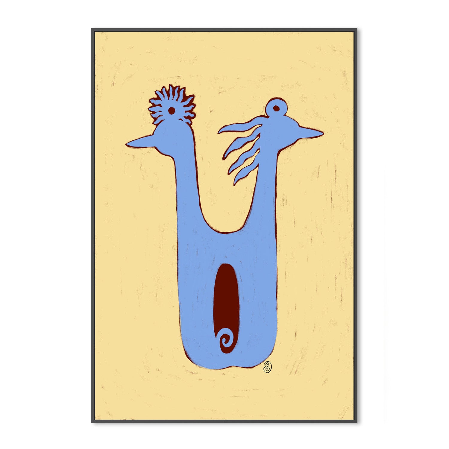 wall-art-print-canvas-poster-framed-Birds Couple-3