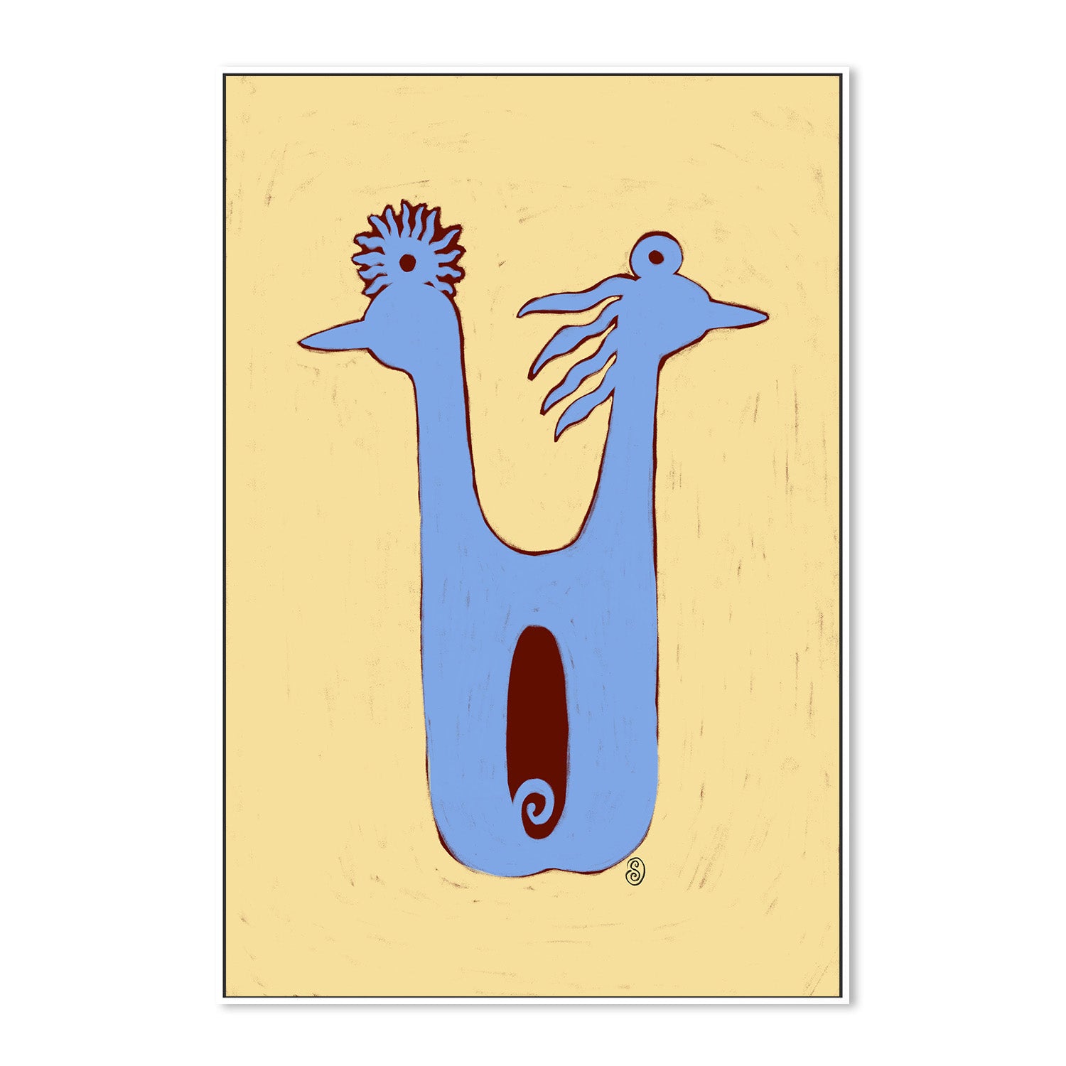 wall-art-print-canvas-poster-framed-Birds Couple-5