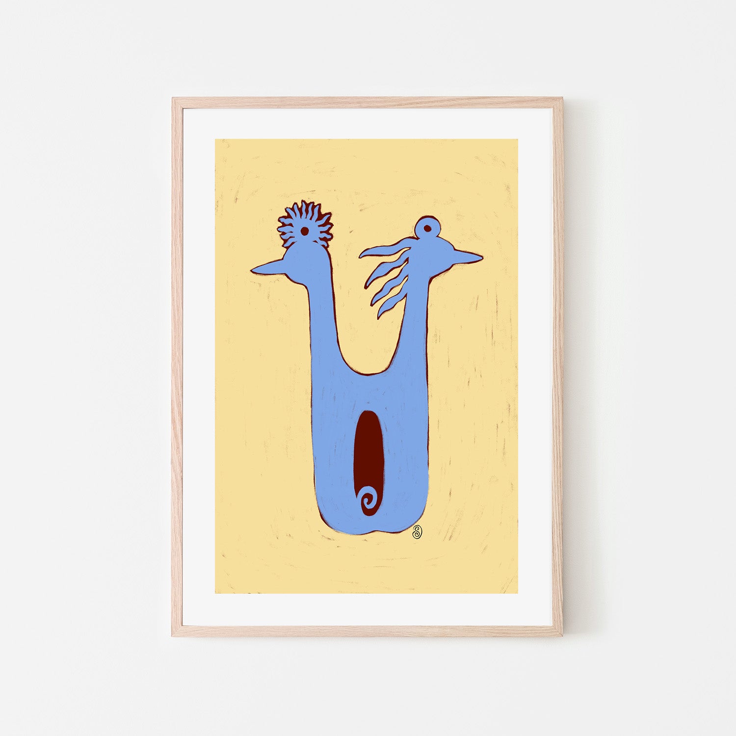 wall-art-print-canvas-poster-framed-Birds Couple-6