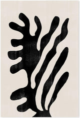 wall-art-print-canvas-poster-framed-Black Abstract Coral-GIOIA-WALL-ART