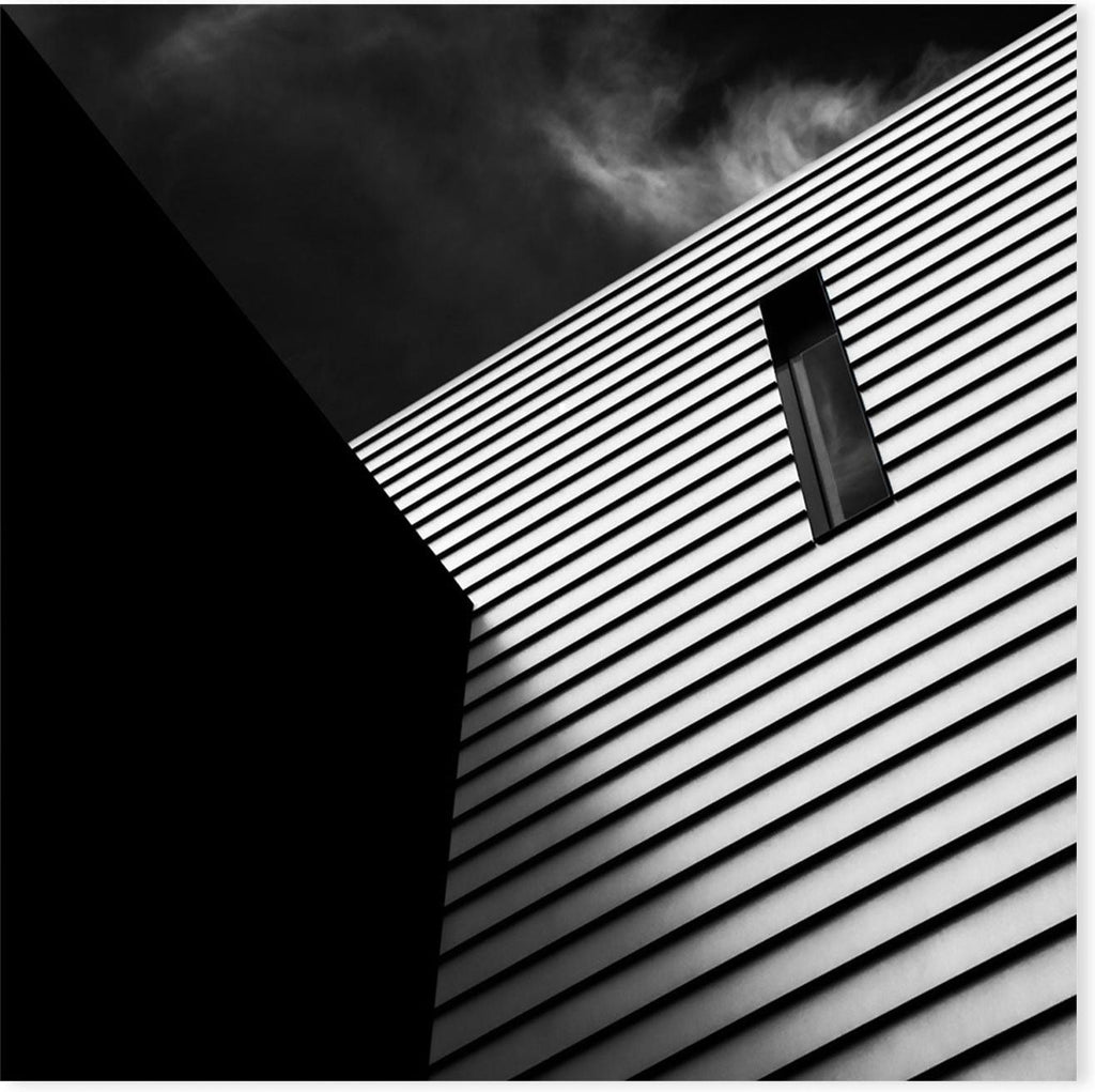 Black And Stormy Architecture , By Gilbert Claes Wall Art Print