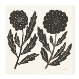 wall-art-print-canvas-poster-framed-Black Flowers, Style A & B, Set Of 2 , By Danhui Nai-GIOIA-WALL-ART