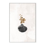 wall-art-print-canvas-poster-framed-Black Potted Plant, Style B , By Sarah Manovski-GIOIA-WALL-ART