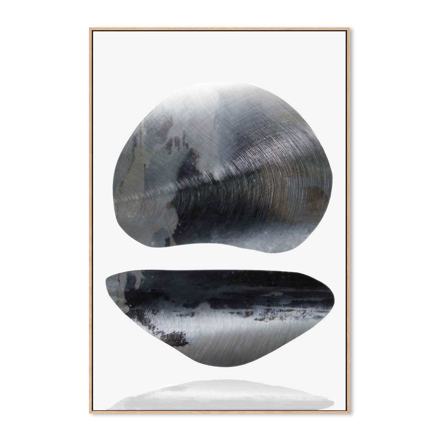 wall-art-print-canvas-poster-framed-Black Stones-4