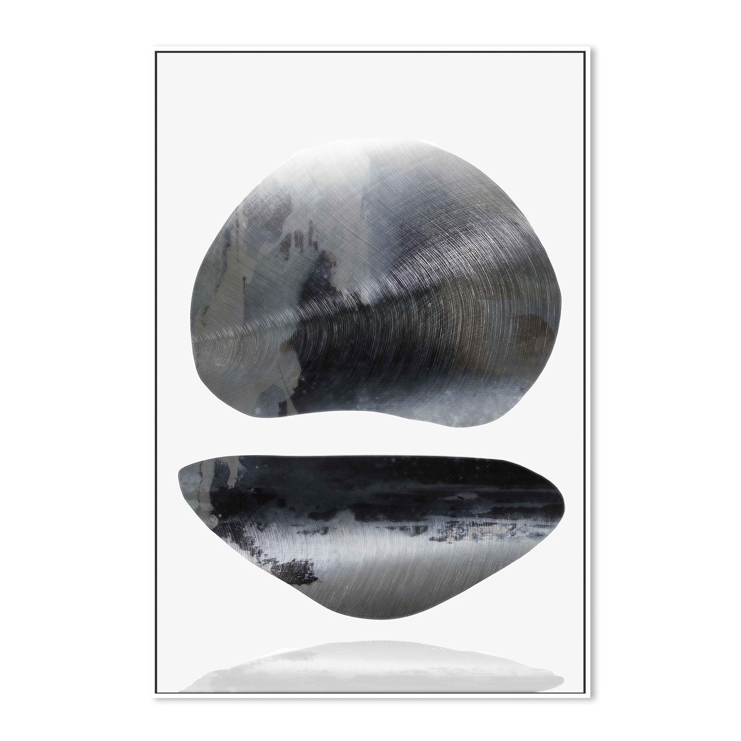 wall-art-print-canvas-poster-framed-Black Stones-5