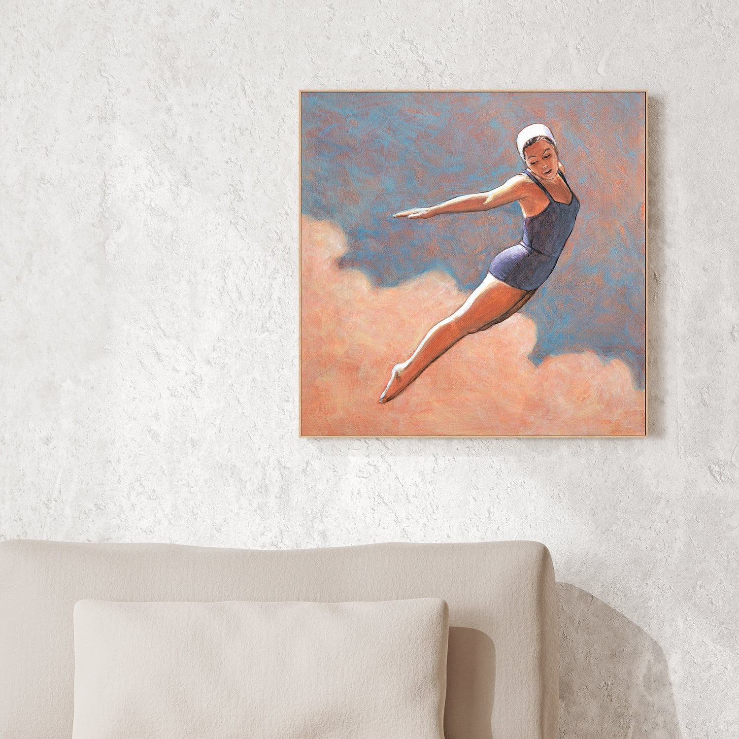 wall-art-print-canvas-poster-framed-Black Swimsuit , By Sarah Morrissette-2