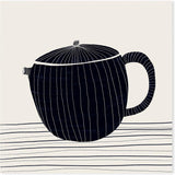 wall-art-print-canvas-poster-framed-Black Teapot , By Danushka Abeygoda-GIOIA-WALL-ART