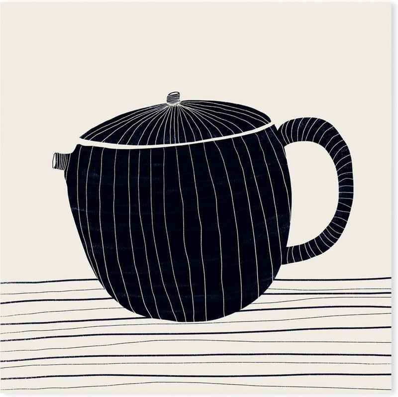 wall-art-print-canvas-poster-framed-Black Teapot , By Danushka Abeygoda-GIOIA-WALL-ART