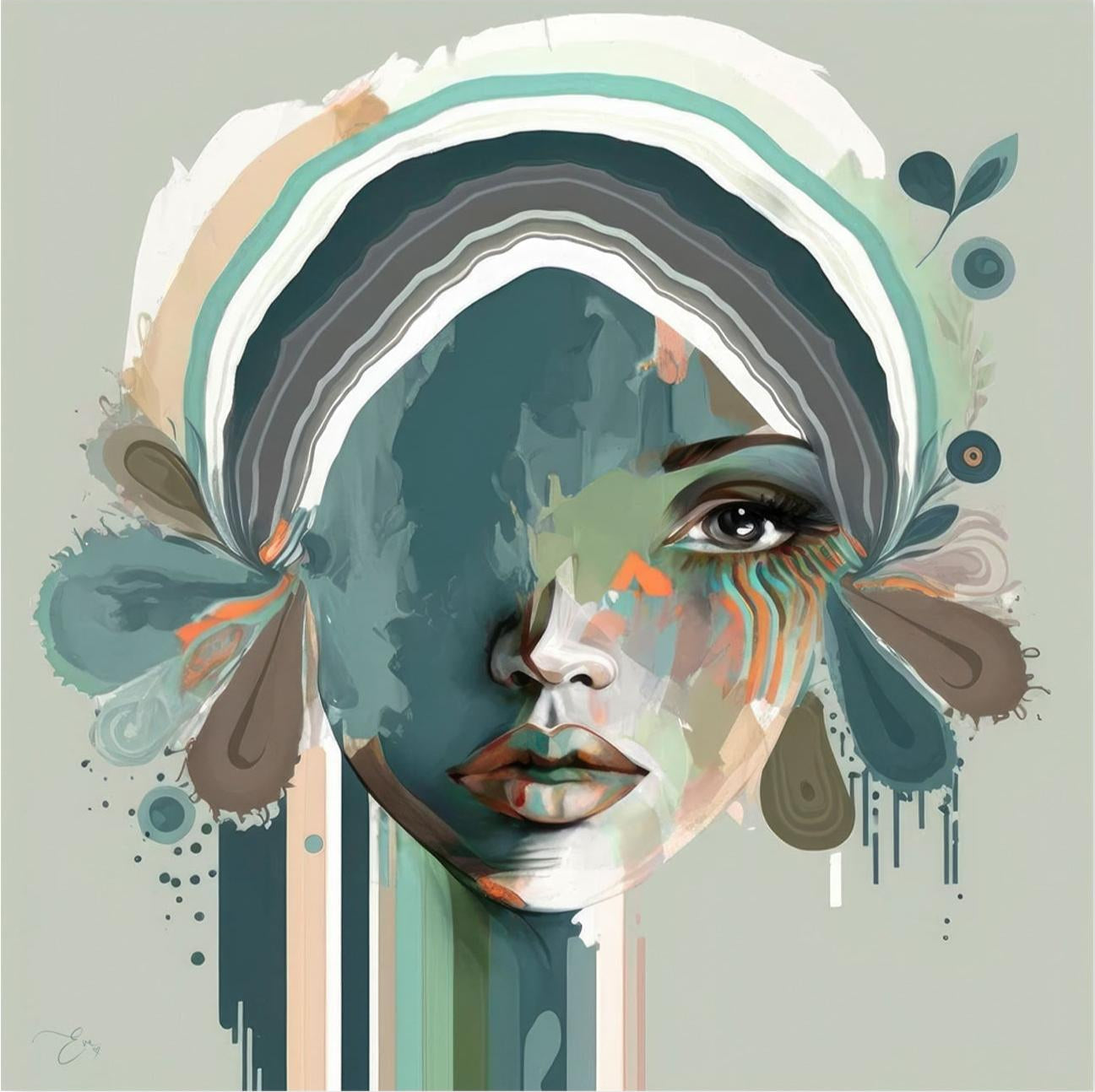 wall-art-print-canvas-poster-framed-Blaire , By Bella Eve-GIOIA-WALL-ART