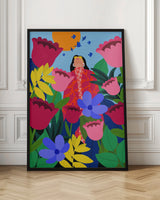 wall-art-print-canvas-poster-framed-Bloom Embrace , By Rafaela Mascaro-4