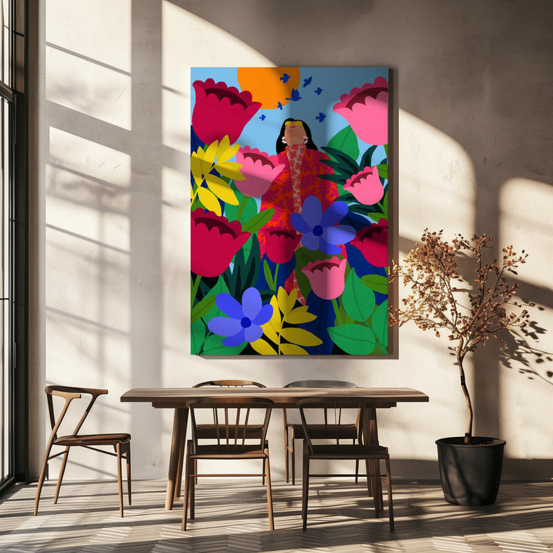wall-art-print-canvas-poster-framed-Bloom Embrace , By Rafaela Mascaro-6
