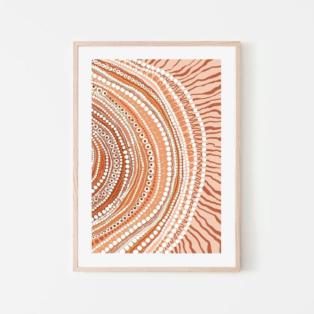 wall-art-print-canvas-poster-framed-Blooming Female Earth, Style A-by-Leah Cummins-Gioia Wall Art