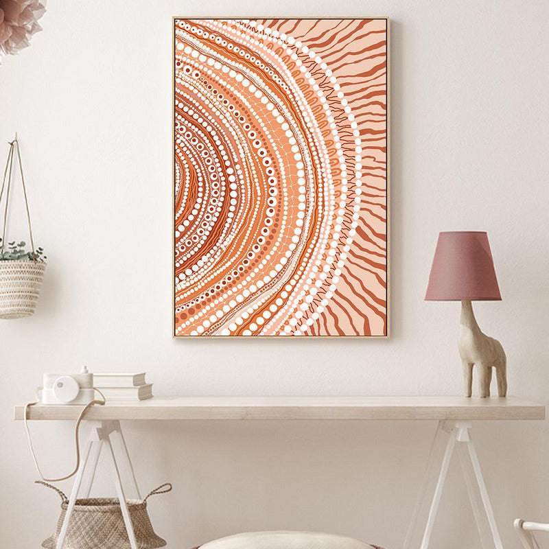 wall-art-print-canvas-poster-framed-Blooming Female Earth, Style A-by-Leah Cummins-Gioia Wall Art