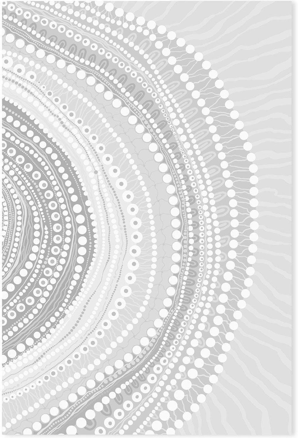 wall-art-print-canvas-poster-framed-Blooming Female, Monotone-by-Leah Cummins-Gioia Wall Art