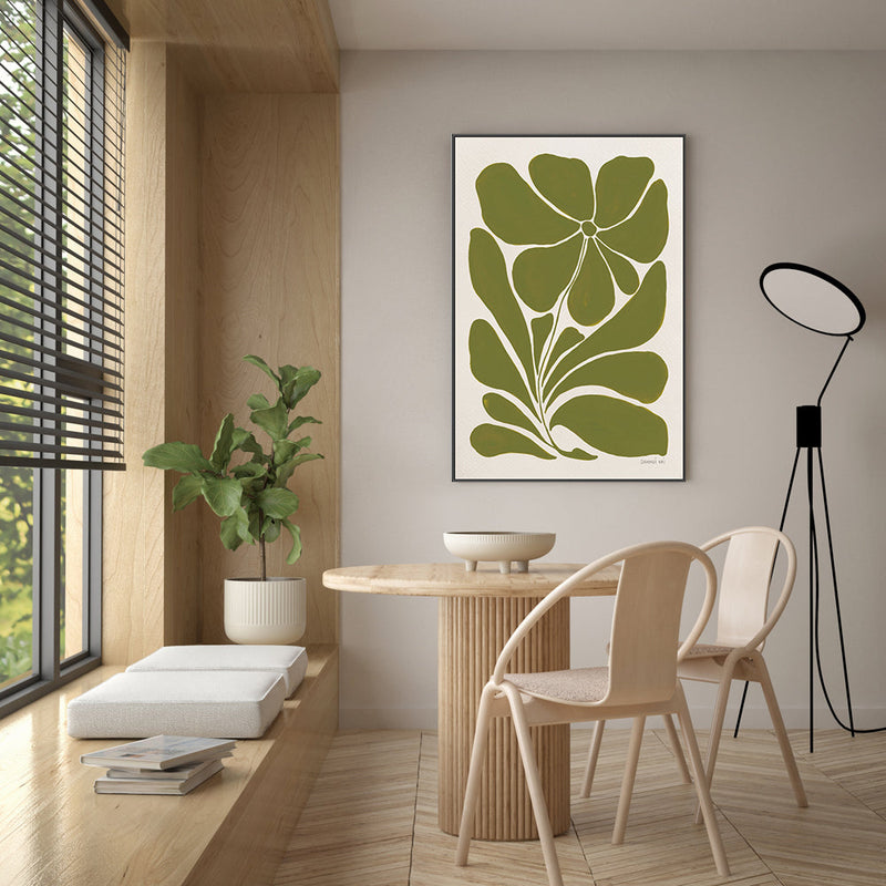 wall-art-print-canvas-poster-framed-Blooming Joy Green, Style A , By Danhui Nai-GIOIA-WALL-ART