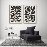 wall-art-print-canvas-poster-framed-Blooming Joy, Style A & Style B, Set Of 2 , By Danhui Nai-GIOIA-WALL-ART