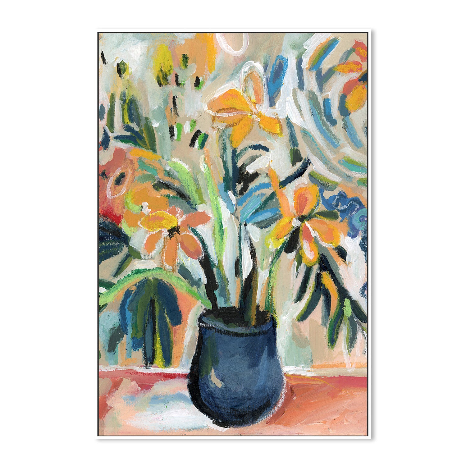 wall-art-print-canvas-poster-framed-Blooming Melody-5