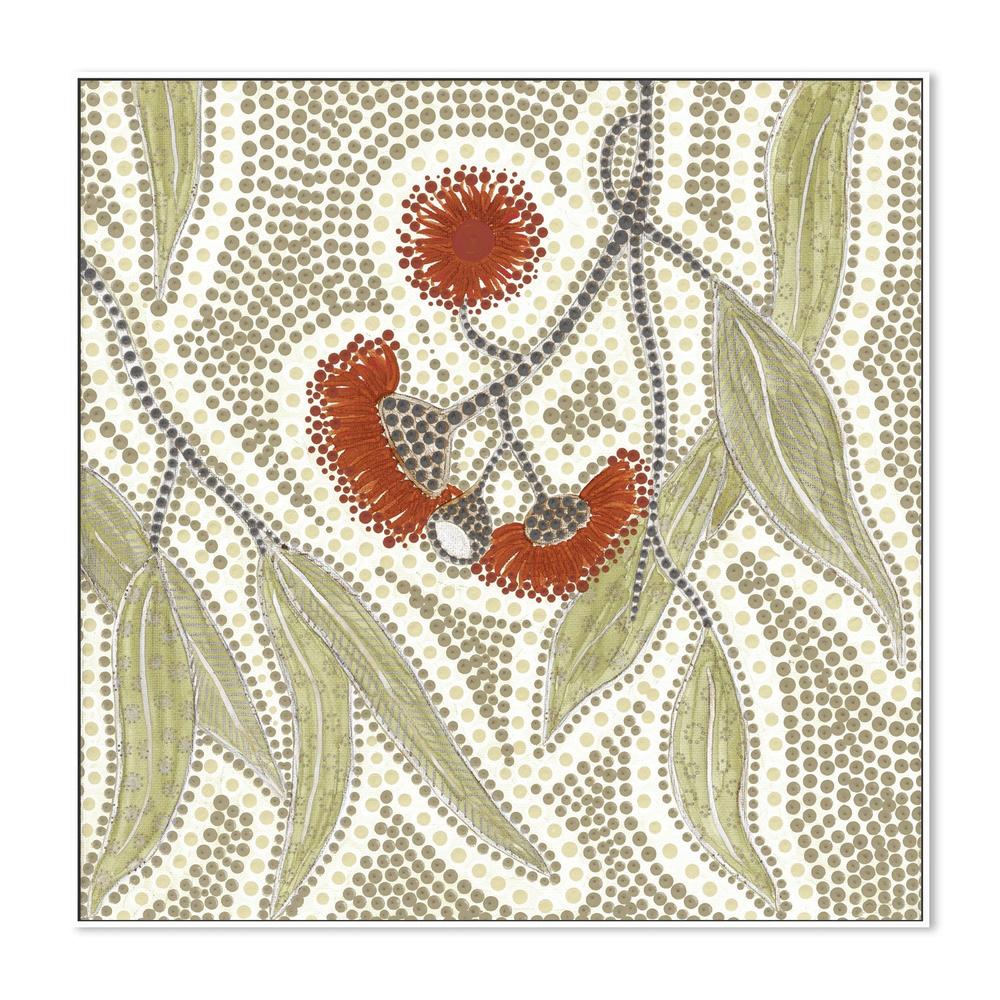 wall-art-print-canvas-poster-framed-Blooming, Muted Green Tone , By Domica Hill-5