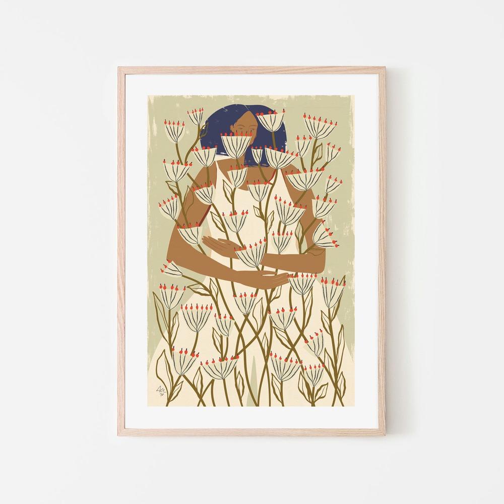 wall-art-print-canvas-poster-framed-Blooming, Style A , By Andelle Art-6