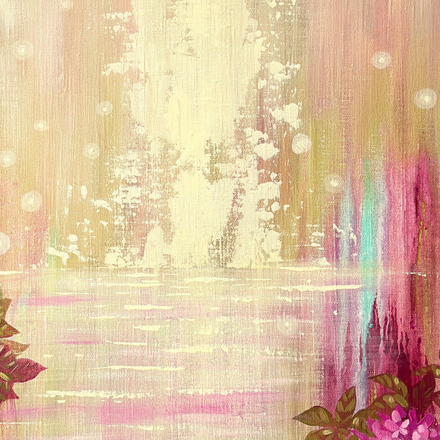 wall-art-print-canvas-poster-framed-Blooming Waterfall-11