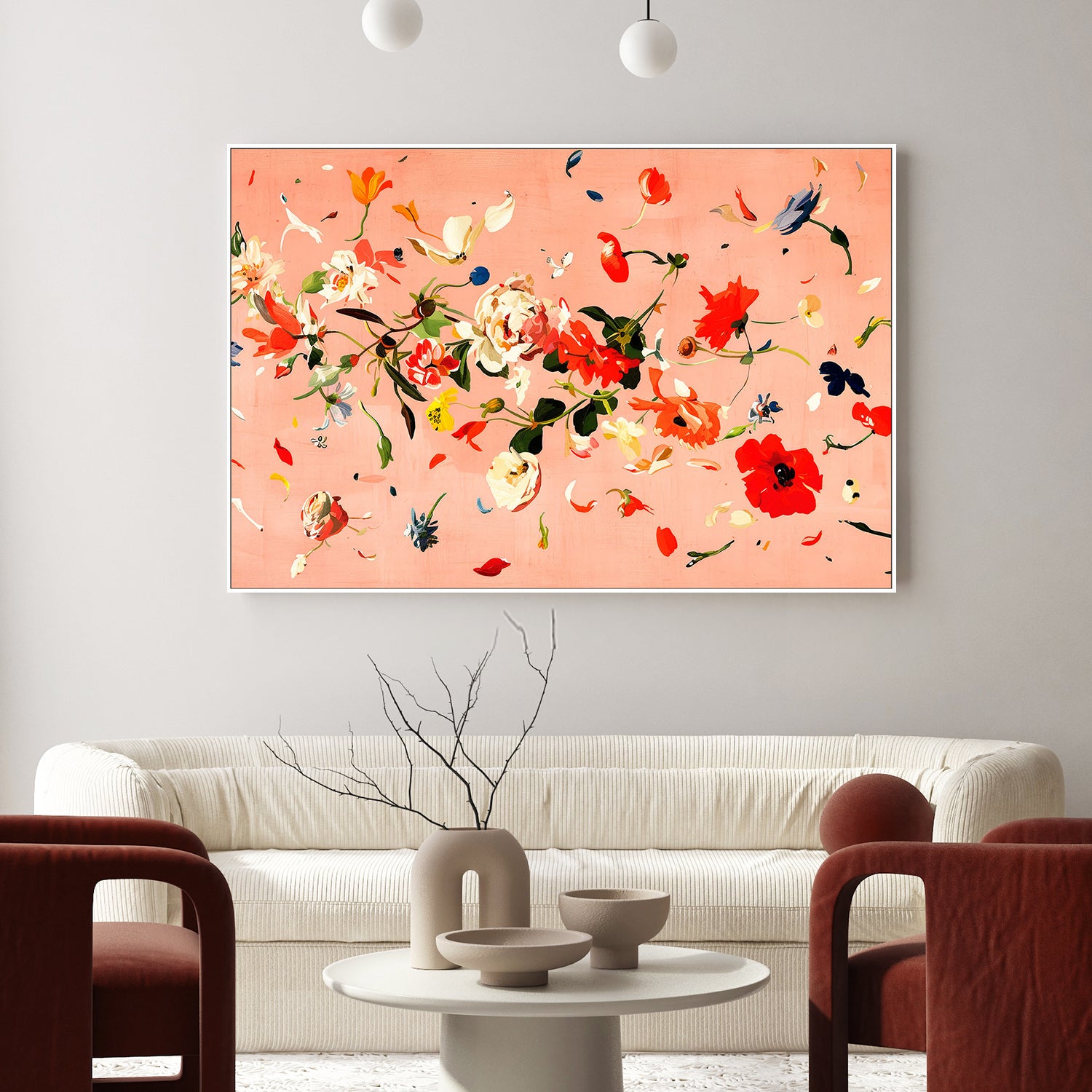 wall-art-print-canvas-poster-framed-Blooming Whispers-2