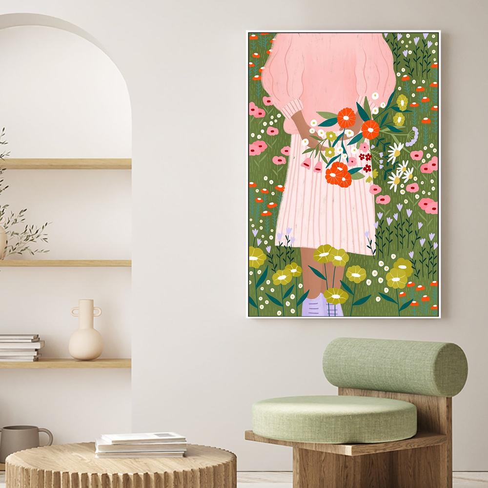 wall-art-print-canvas-poster-framed-Blossoms in Hand-2