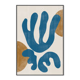 wall-art-print-canvas-poster-framed-Blue Abstract Coral, Style B-GIOIA-WALL-ART