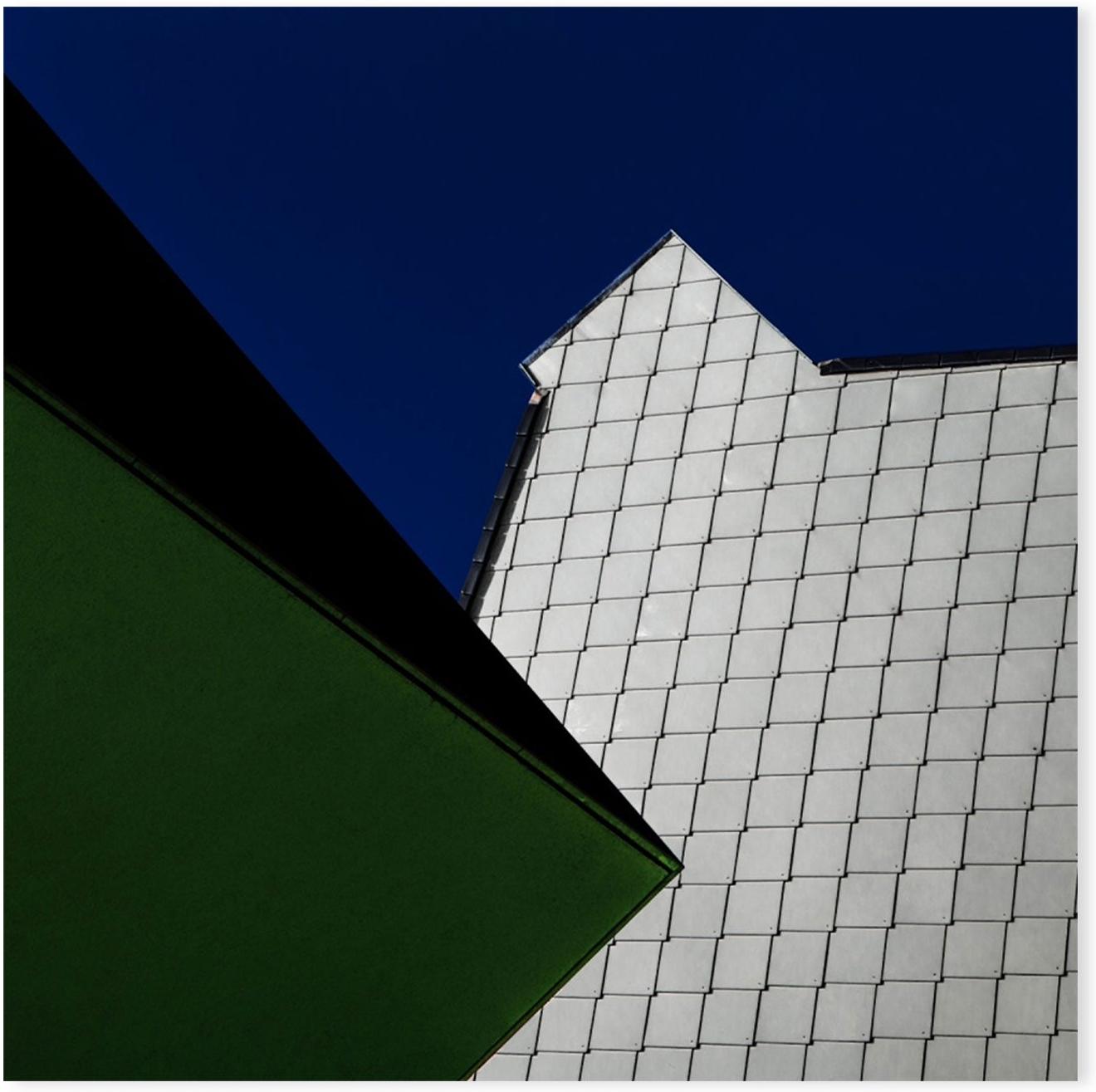 wall-art-print-canvas-poster-framed-Blue And Green Architecture , By Gilbert Claes-GIOIA-WALL-ART