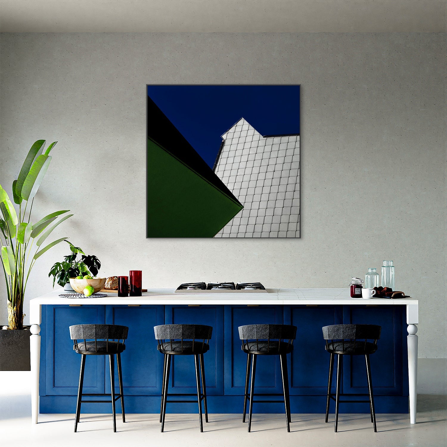 Blue And Green Architecture