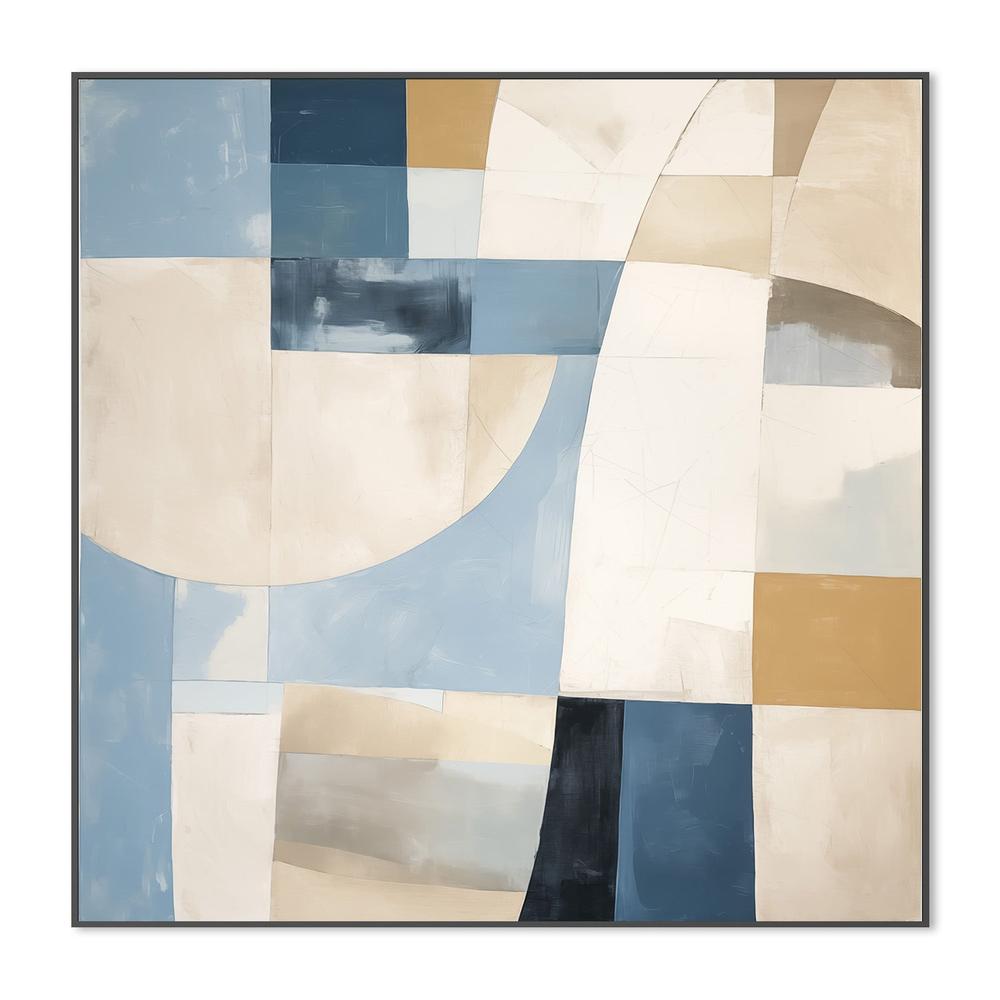 wall-art-print-canvas-poster-framed-Blue Blocks-3