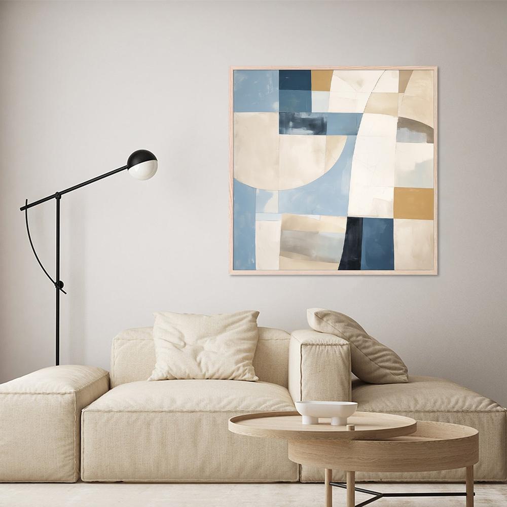 wall-art-print-canvas-poster-framed-Blue Blocks-8