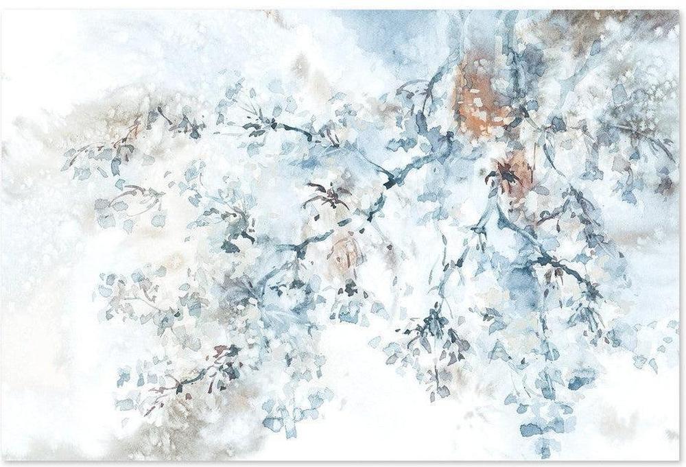 wall-art-print-canvas-poster-framed-Blue Blossom Branch-by-Gioia Wall Art-Gioia Wall Art