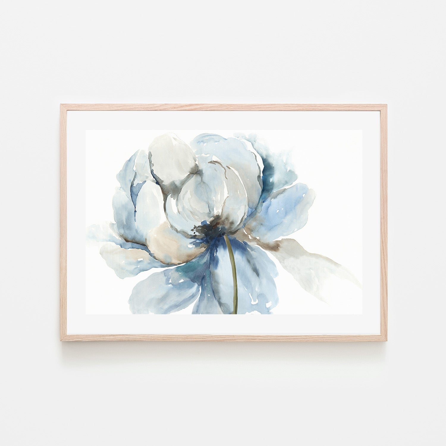 wall-art-print-canvas-poster-framed-Blue Blub Flower , By Asia Jensen-6
