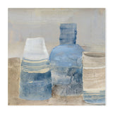 wall-art-print-canvas-poster-framed-Blue Ceramic Pots, Syle B , By Albena Hristova-GIOIA-WALL-ART